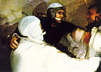 Soyuz 4 onboard after EVA