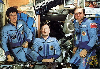 an Bord von Sojus TM-7