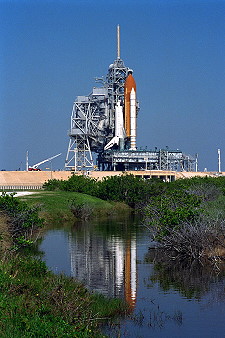 STS-84 auf der Startrampe