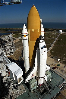 STS-89 auf der Startrampe