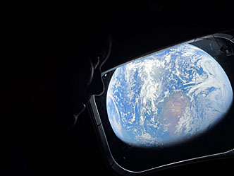 Earth seen from Artemis II after translunar injection burn