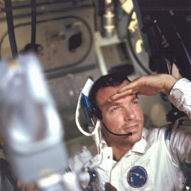 Scott an Bord von Apollo 9