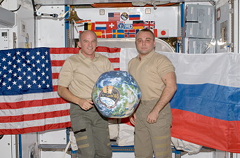 traditional in-flight photo ISS-22