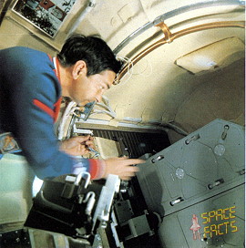 an Bord von Sojus 22