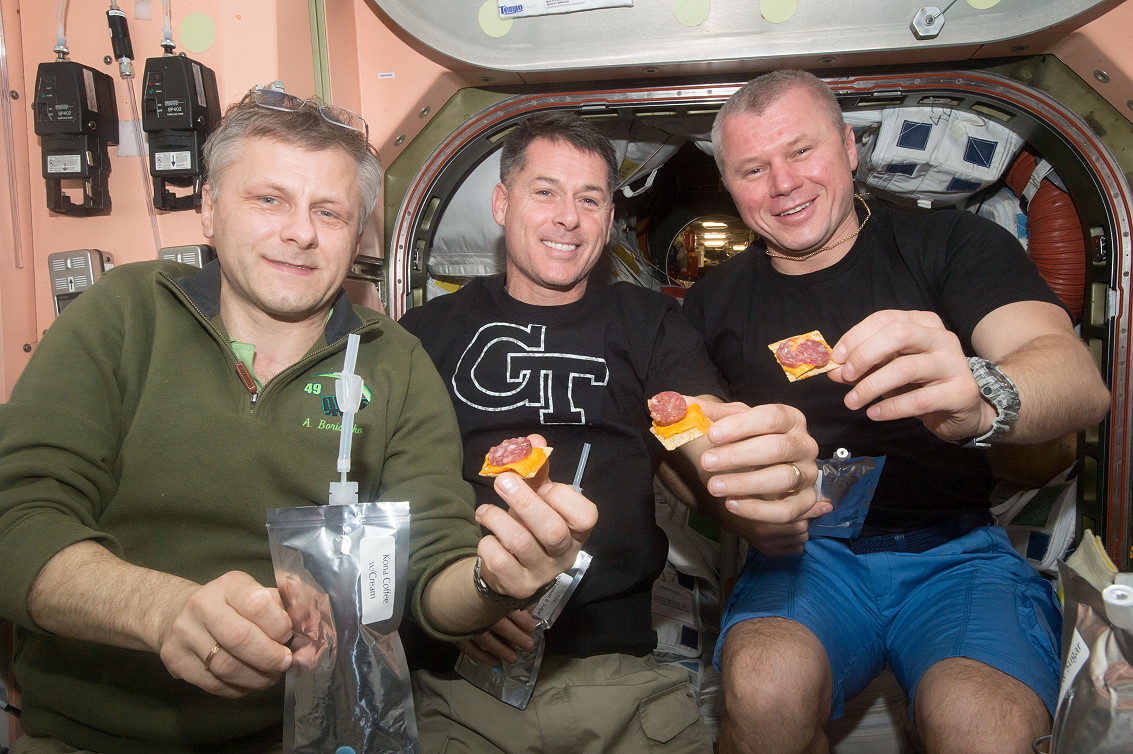Meal onboard ISS