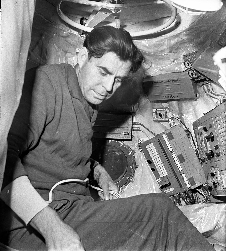 Beregovoy onboard Soyuz 3