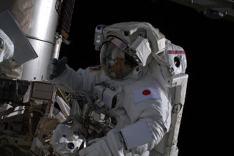 EVA Koichi Wakata am 20. Januar 2023