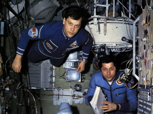 Leben an Bord von Saljut 6