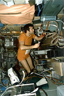 Leben an Bord der Mir