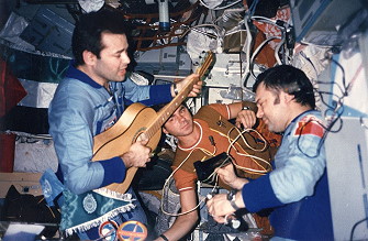 Leben an Bord der Mir