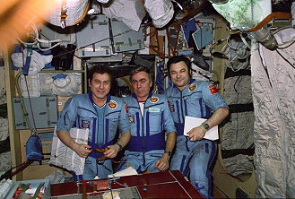 Leben an Bord der Mir