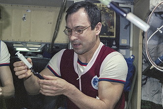 Leben an Bord der Mir