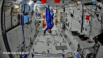 Leben an Bord von Tiangong