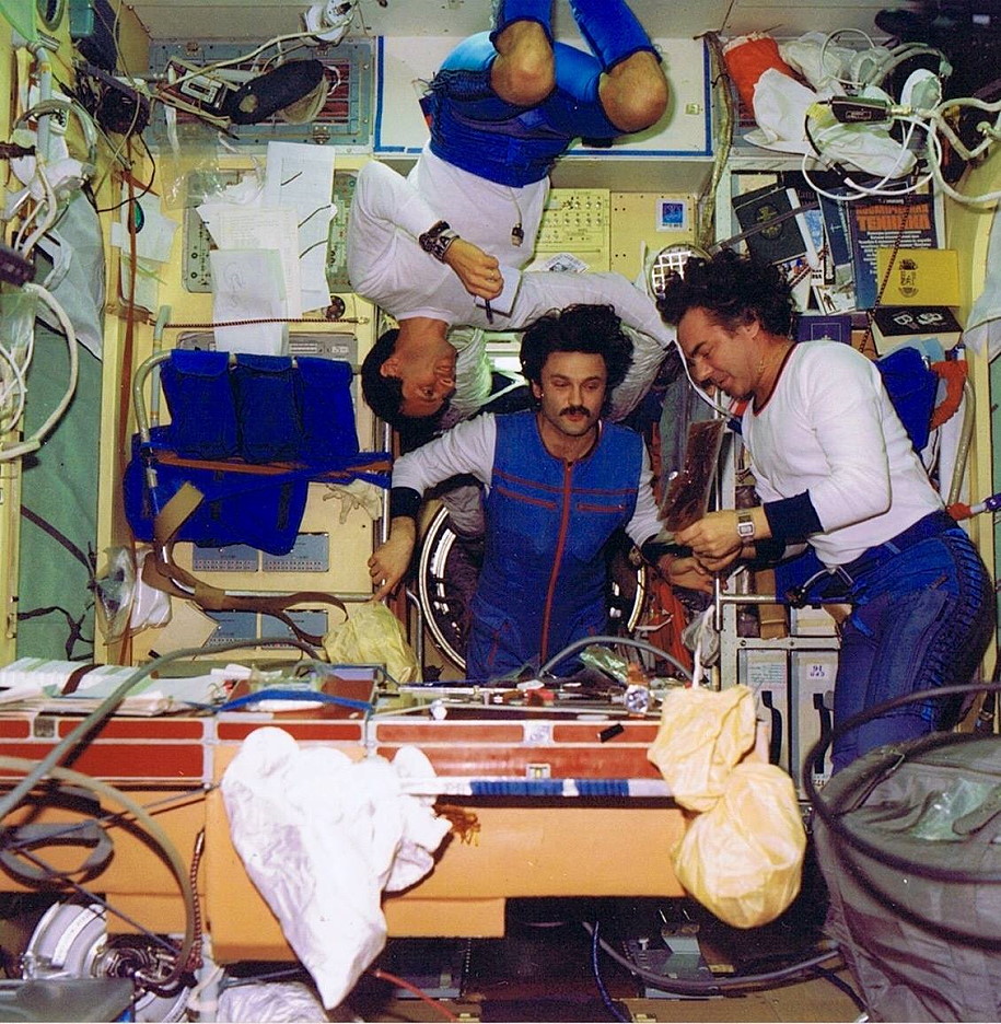 Leben an Bord der Mir