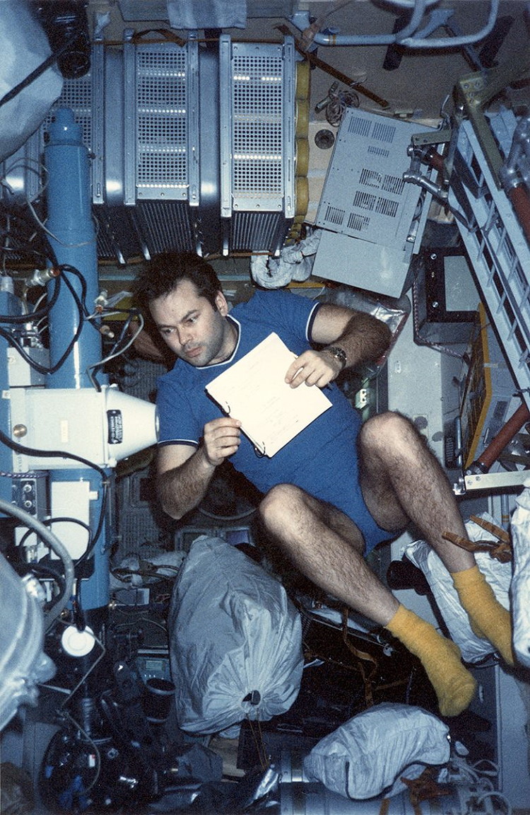 Leben an Bord der Mir