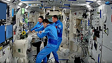 Leben an Bord von Tiangong