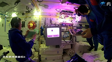 Leben an Bord von Tiangong