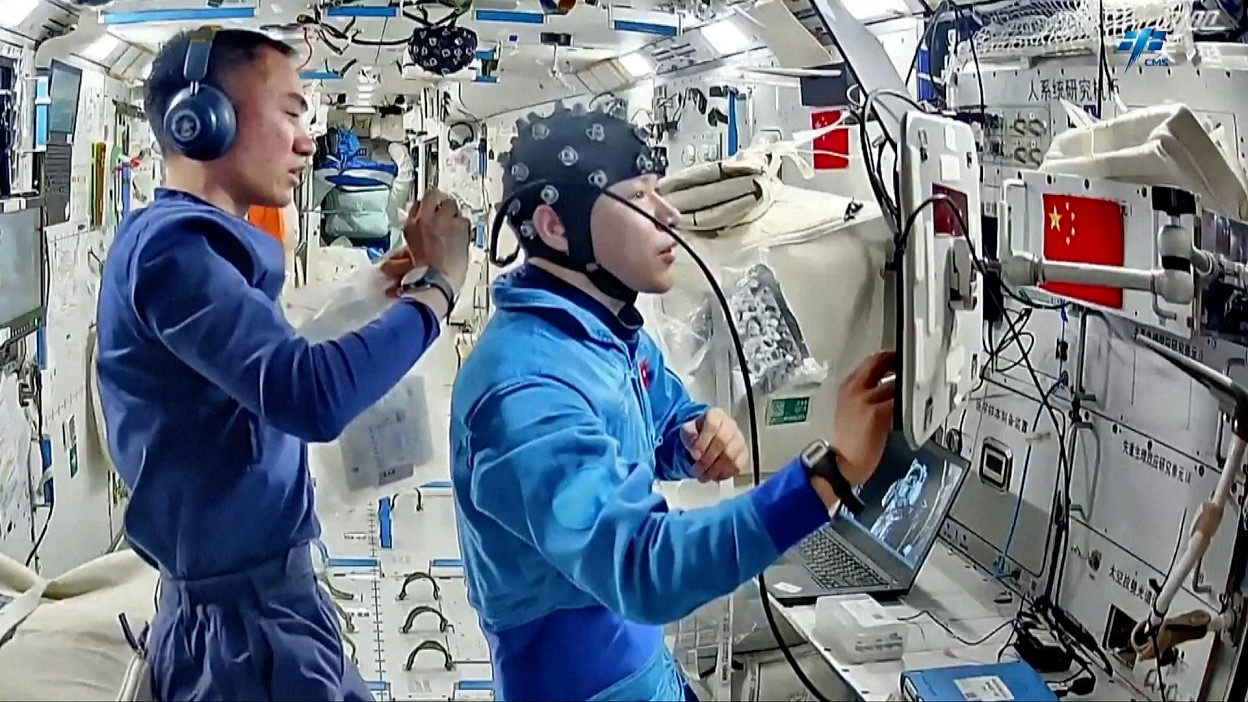 Leben an Bord von Tiangong