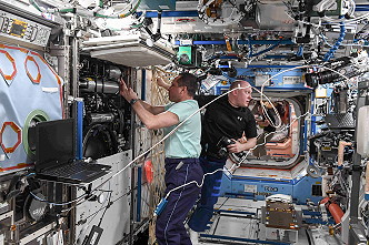 Leben an Bord der ISS