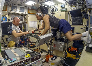 Leben an Bord der ISS
