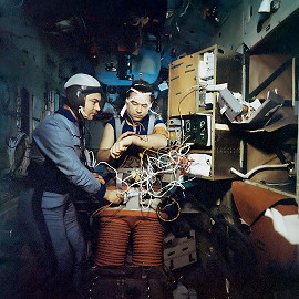 Leben an Bord von Saljut 6