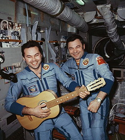 Leben an Bord der Mir