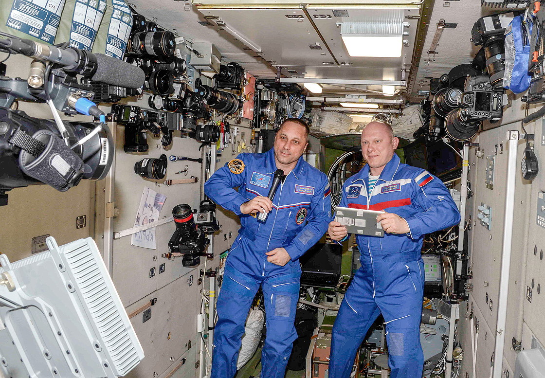life onboard ISS