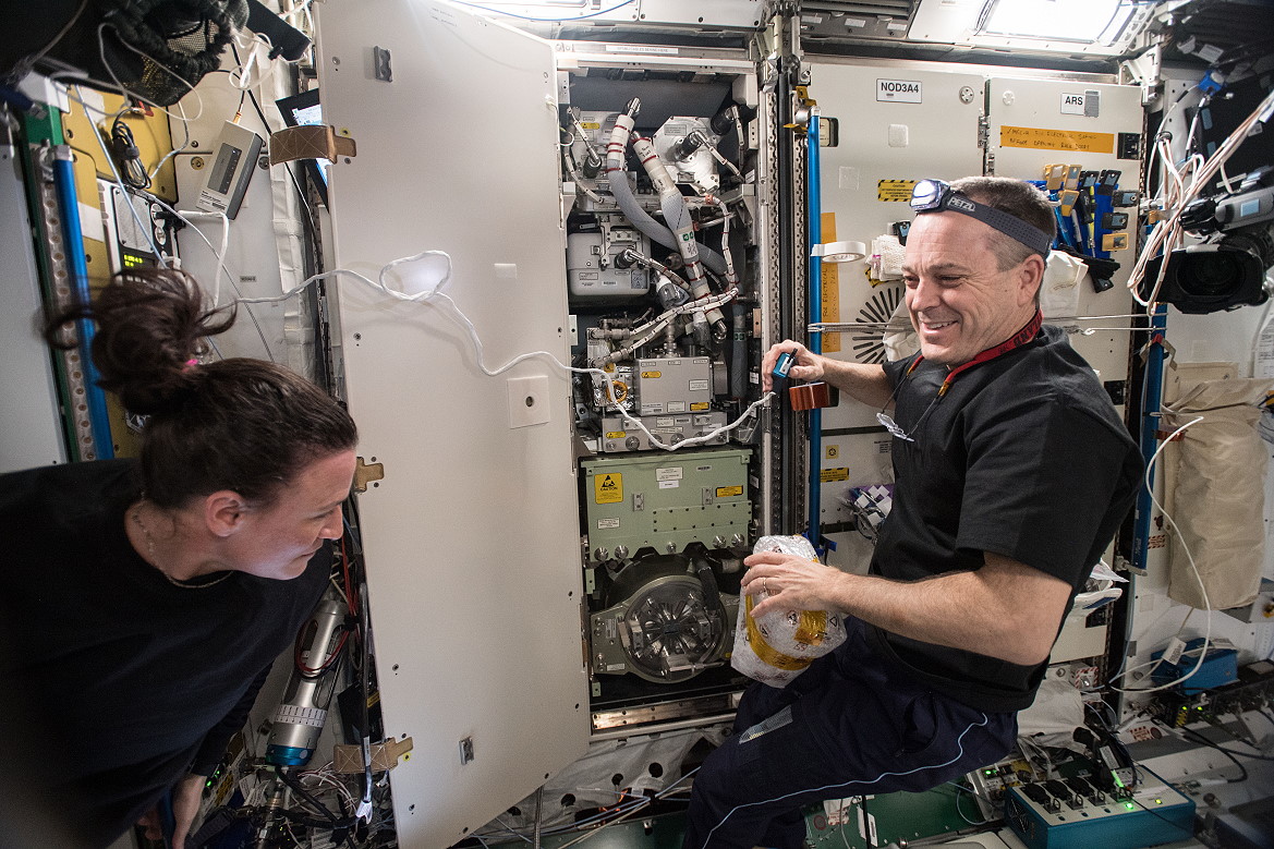 Leben an Bord der ISS