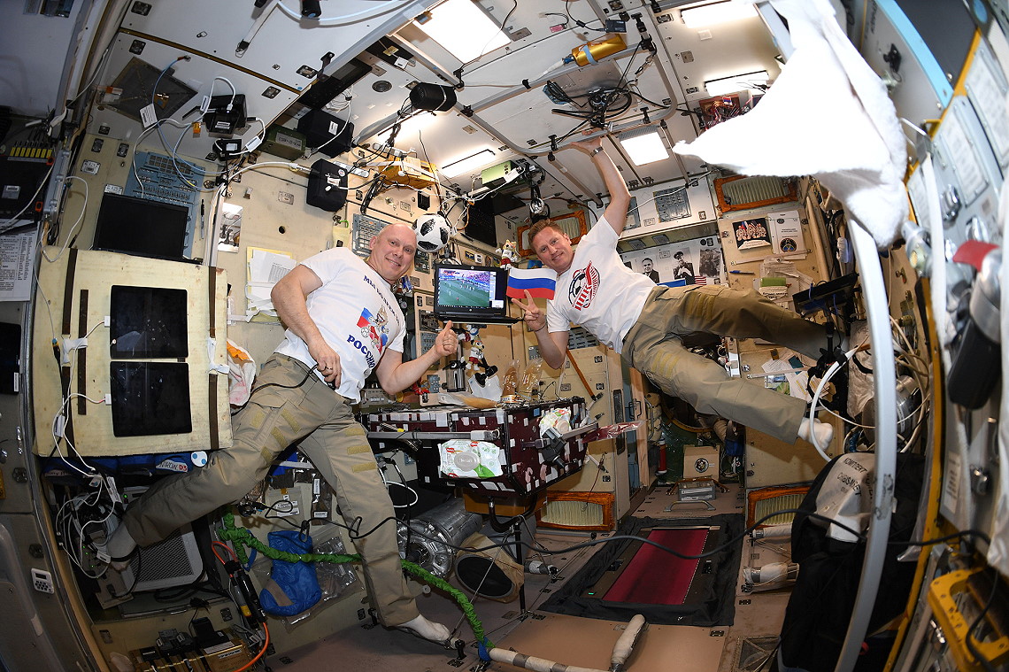 Leben an Bord der ISS