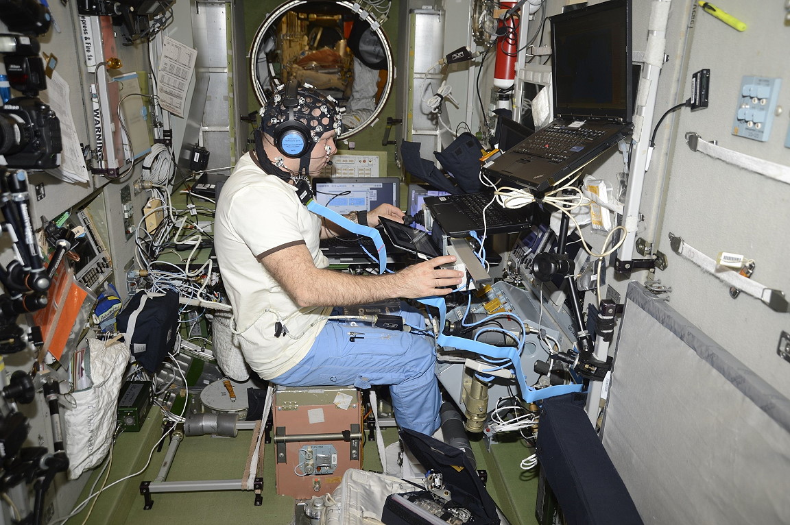 Ivan Vagner onboard ISS