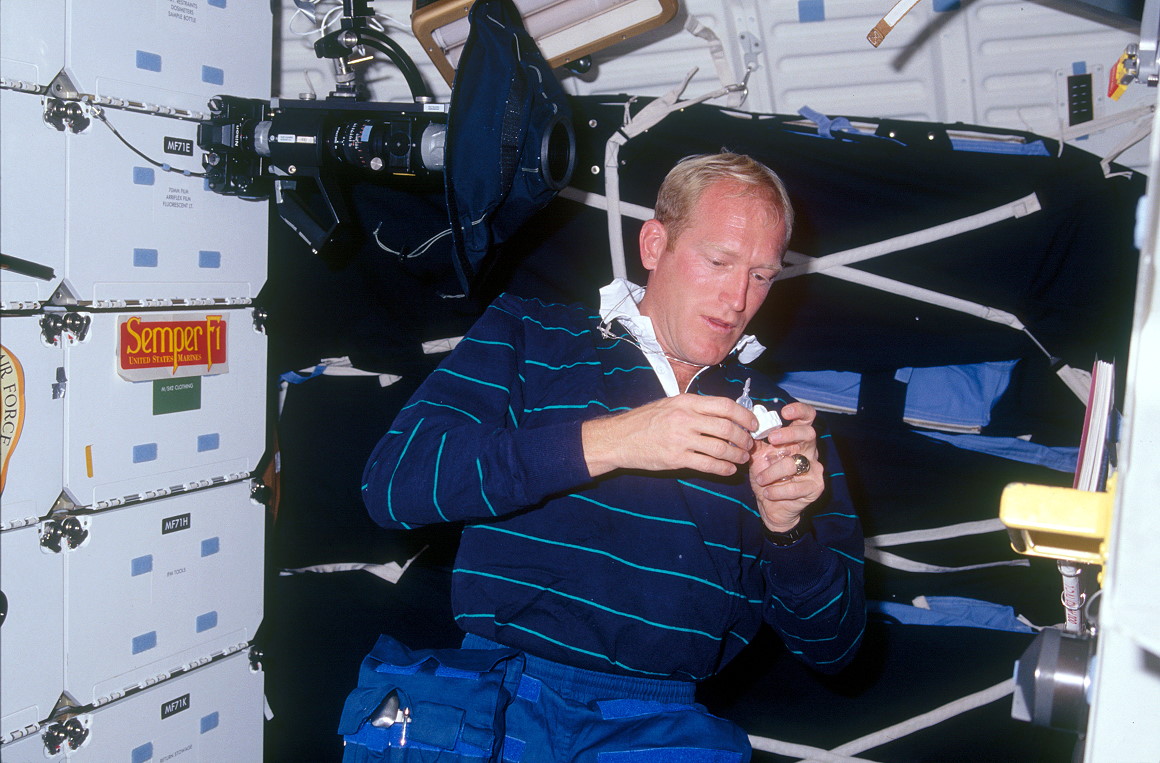 Gemar an Bord des Space Shuttle