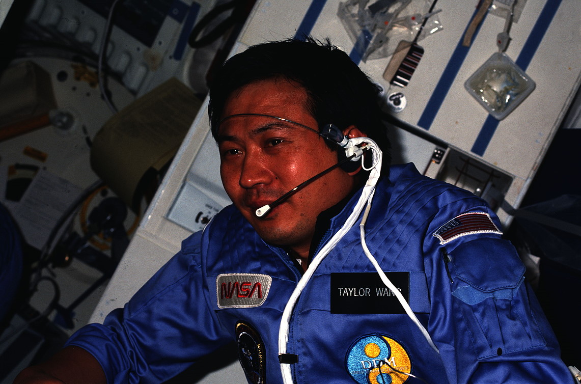 Wang onboard Shuttle