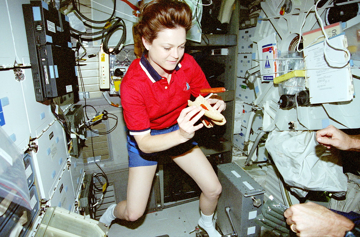 Jernigan an Bord des Space Shuttle