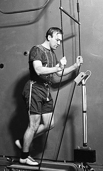 Aleksei Yeliseyev in training