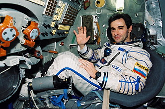 Leopold Eyharts im Training