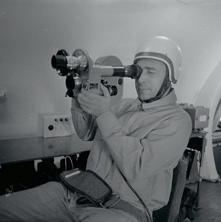 Patsayev in training