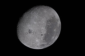Moon seen from Artemis II during flyby