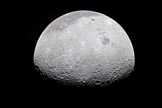 Moon seen from Artemis II during flyby