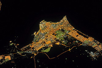 Kuwait by night