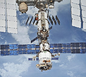 ISS after Soyuz MS-08 undocking ISS after Soyuz MS-08 undocking