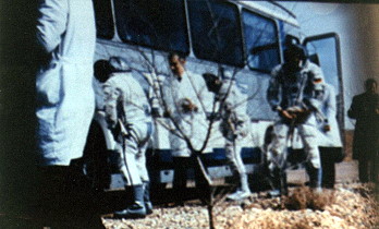 Russische Tradition vor dem Start