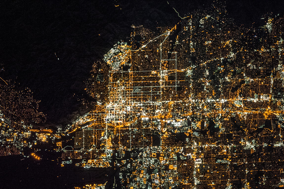 Salt Lake City at night