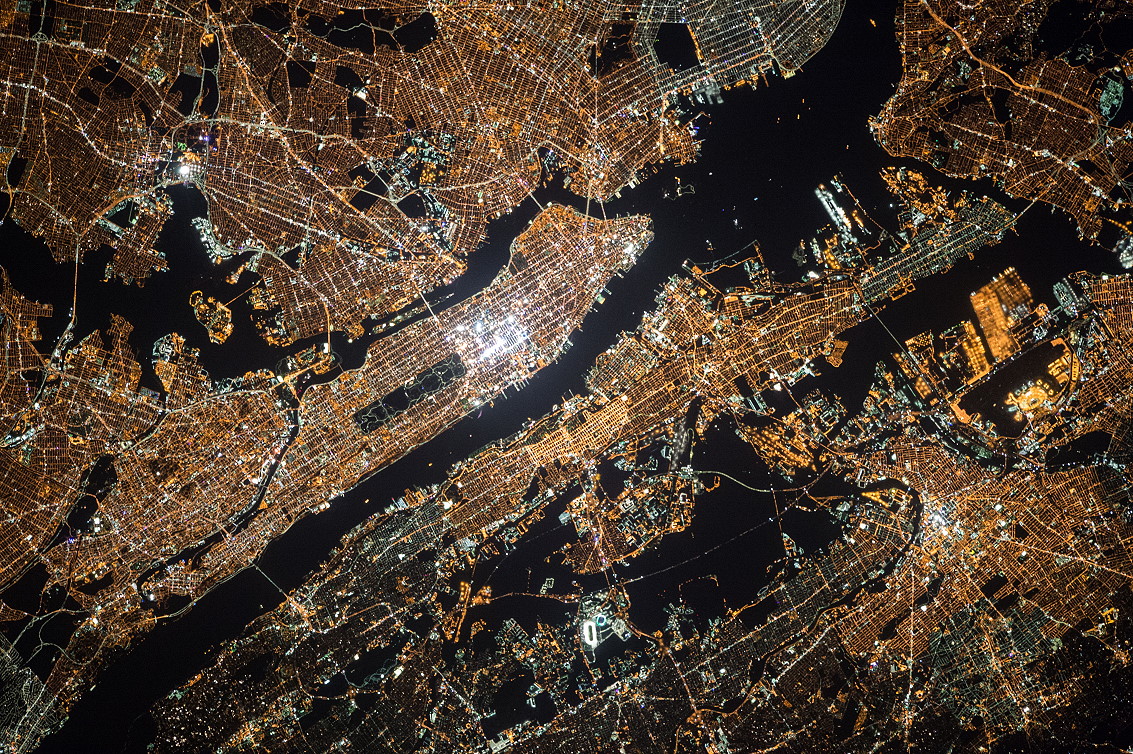 New York City bei Nacht