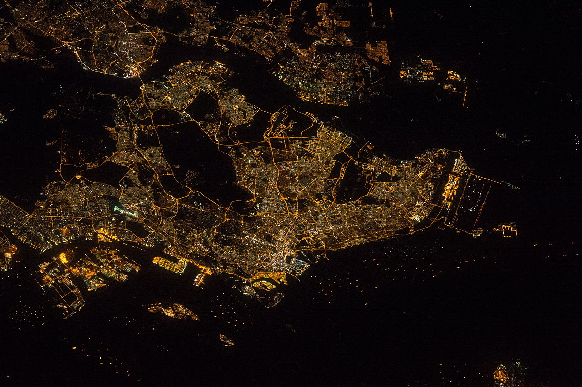 Singapore by night