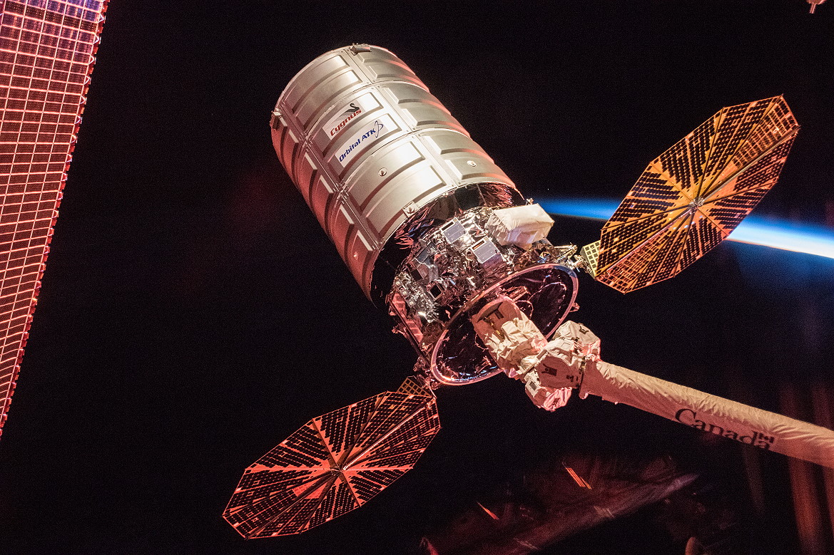 Cygnus OA-8 departure