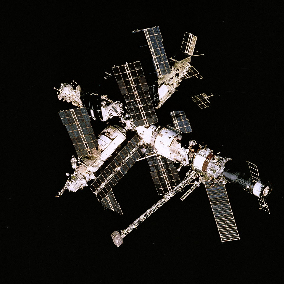 Mir von STS-71 aus gesehen