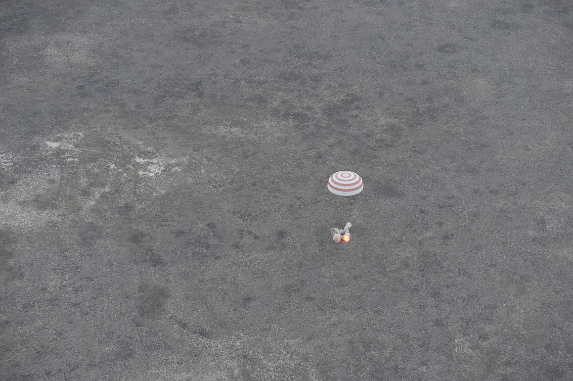 Soyuz TMA-16M landing