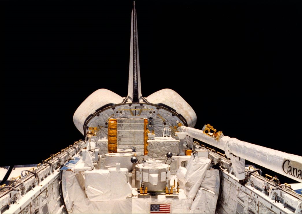 STS-3 in orbit