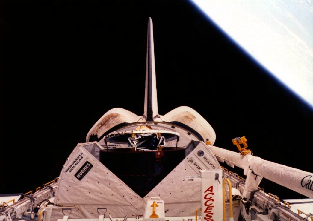 STS-61B im Orbit