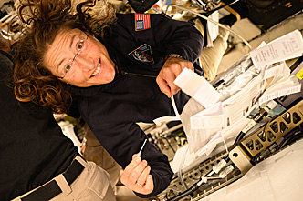 Christina Koch onboard Orion